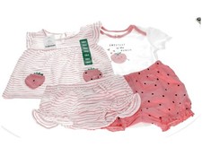 Carter's Baby Girl 18M Strawberry 4 Piece Set