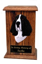 Basset Hound Memorial Urn