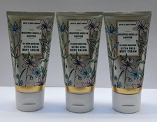 Bath Body Works WHIPPED VANILLA CHIFFON Ultra Shea Body Cream Lotion 2.5 oz x3