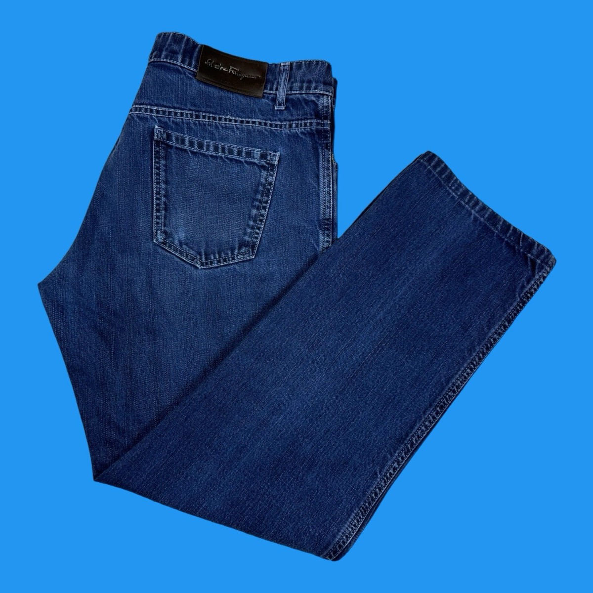 デニム・ジーパン SALVATORE FERRAGAMO FLARE JEANS IN DENIM Ferragamo Classic Jeans Salvatore Ferragamo