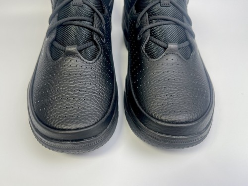 Mens Nike Air Jordan Max Aura 5 Trainers Black Grey Leather 1 4 Various Sizes - Picture 8 of 22
