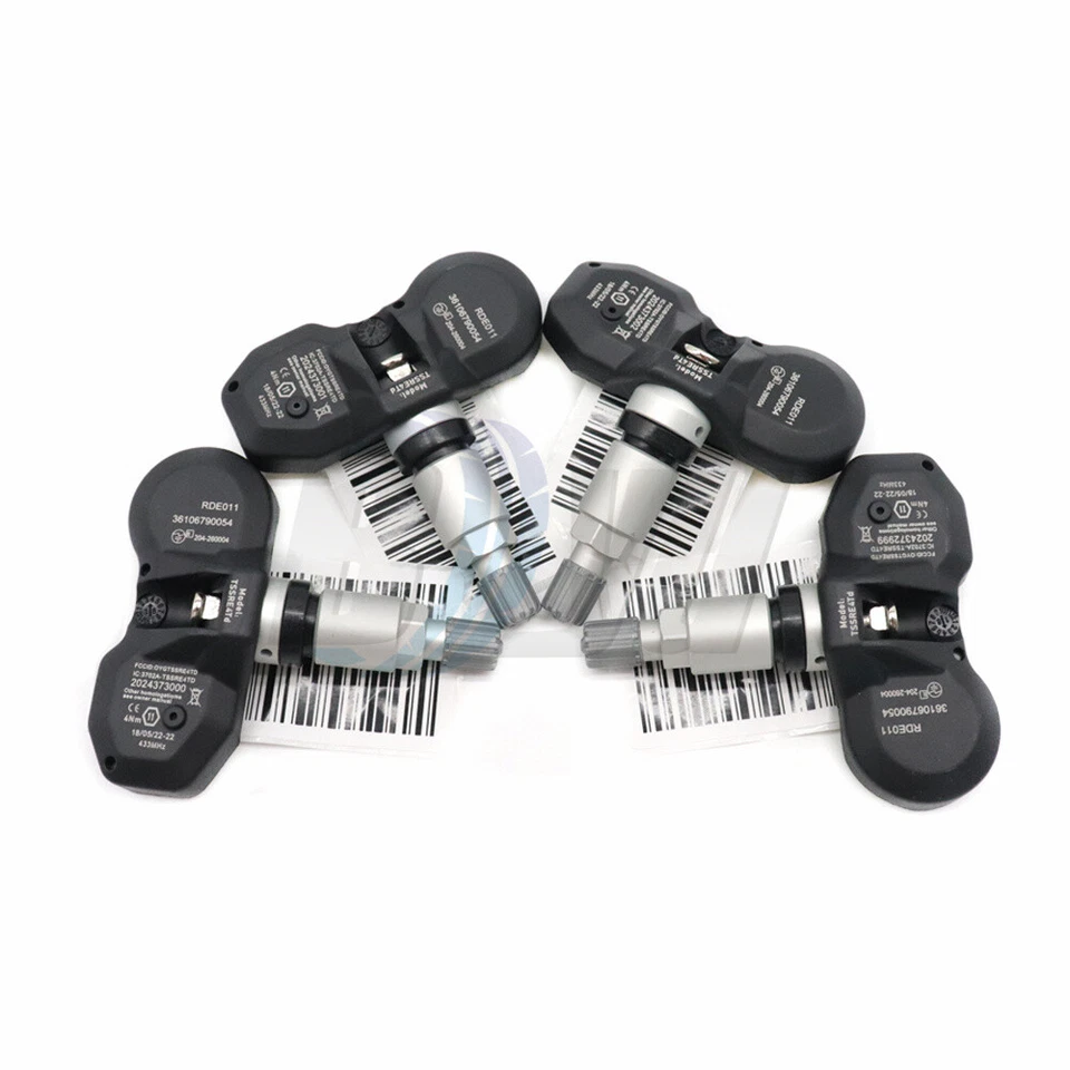 Juego de (4) 36106790054 SENSOR DE PRESIÓN DE NEUMÁTICOS TPMS NUEVO para BMW Mini 433MHz TS-BM03 Foto 4 de 4