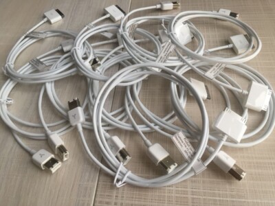 LOT 10X 30PIN-FW 6Pin-30Pin 1394 Firewire Charging Data Cable For iPod Mini 1st