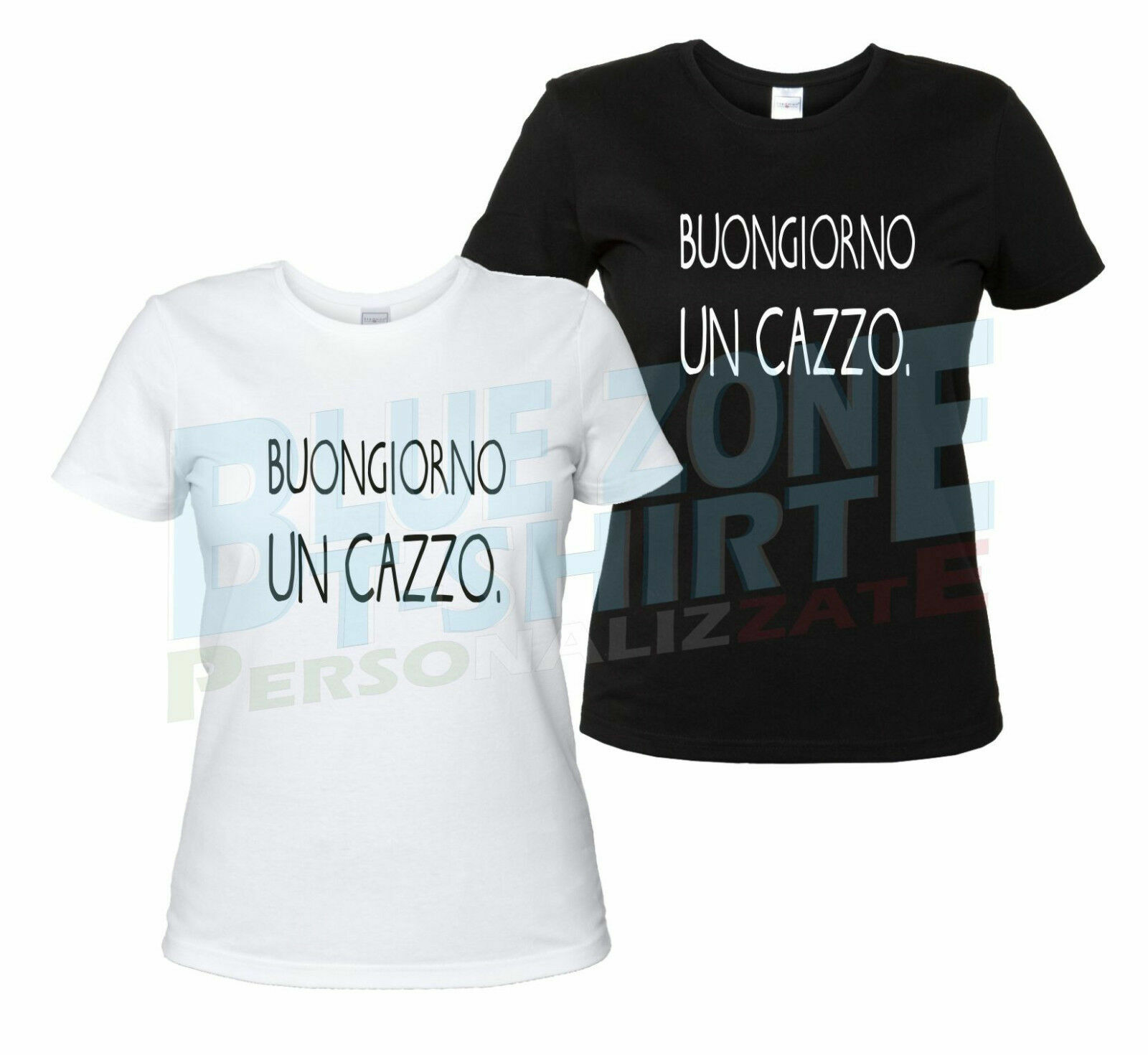 Maglietta H24 In Gaina Filippo Champagne "Attention Please!" – Unisex Cotone 100% Bianca O Nera