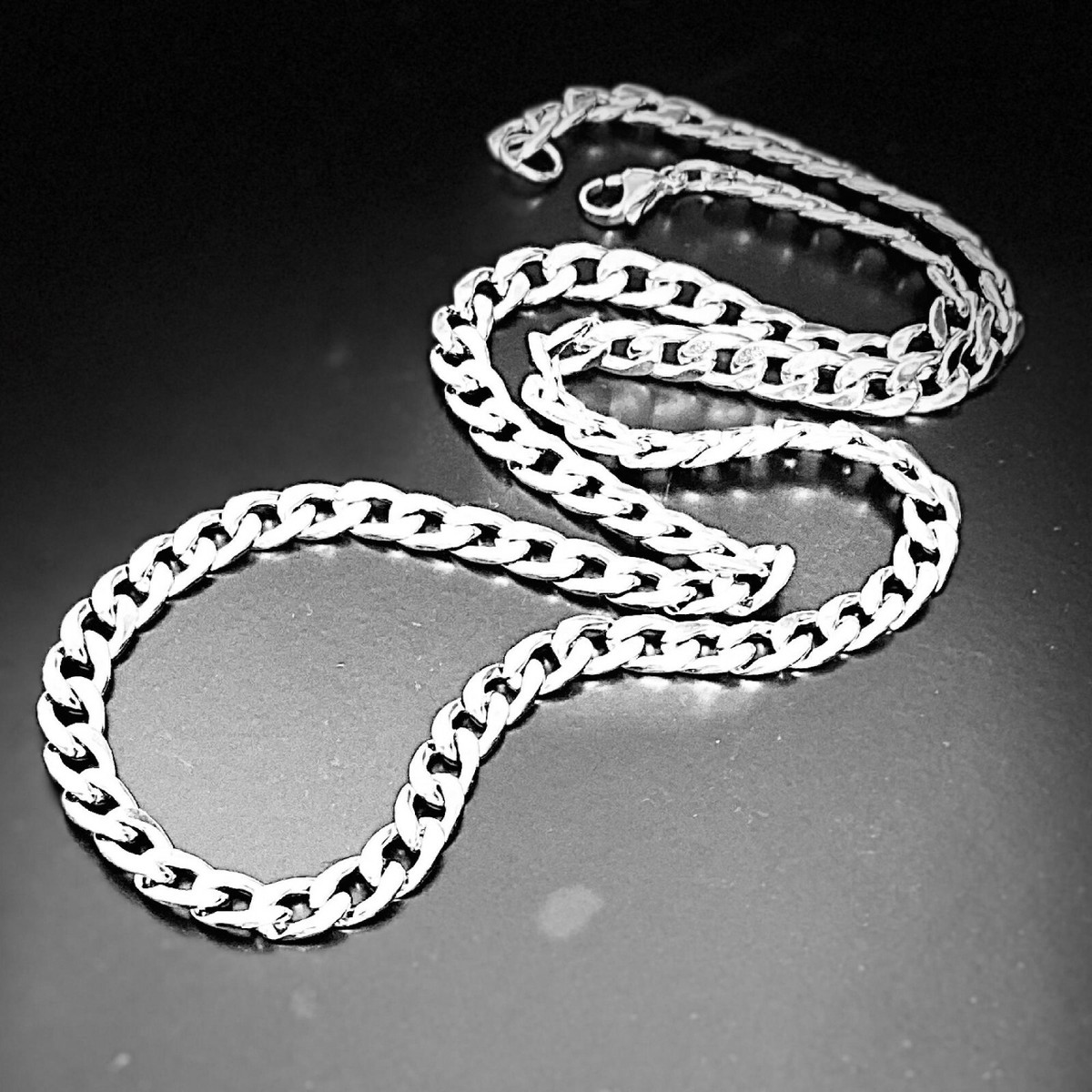 Collana da uomo Zancan in Argento con spinelli neri ESC052