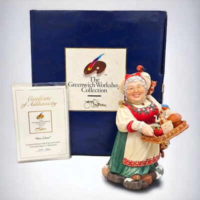 The Greenwich Workshop.                  ''Mrs. Claus'' #1113 & #1114/1300 Boxed