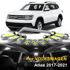 19x White LED Interior Lights Map Trunk Bulbs For Volkswagen Atlas 2017-2021