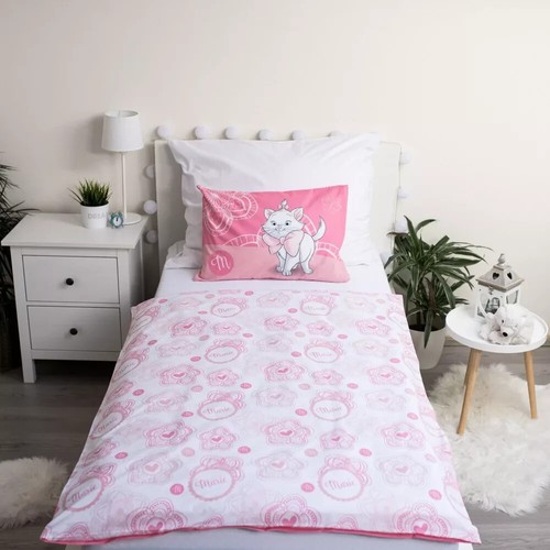 Juego de funda nórdica Disney Marie Aristocats 100 % algodón para cuna cama 100x135 cm - Imagen 3 de 3
