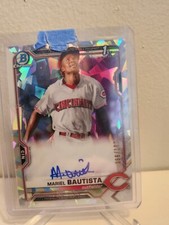2021 Bowman Chrome Auto Mariel Bautista Atomic Refractor /100 1st Bowman RC
