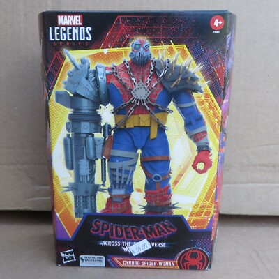 CYBORG SPIDER-WOMAN Marvel Legends Spider-Man Figure Across The Spider Verse NEW