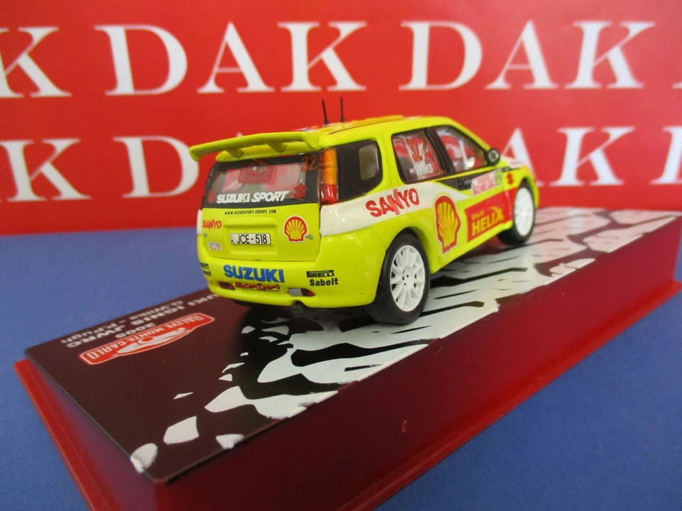 Die cast 1/43 Modellino Auto Suzuki Ignis JWRC Rally Monte Carlo 2005 J. Wilks - Immagine 3 di 4