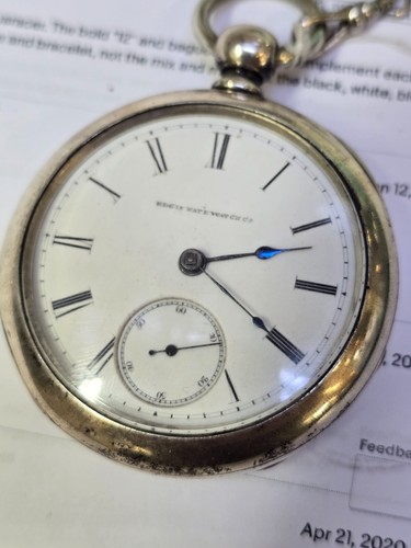 Elgin Natl Watch Co Pocket Watch with Key