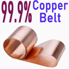 99.9 Red Copper Length 1.0 5M Height 0.05 1MM Grounding Sheet Copper Strip Belt