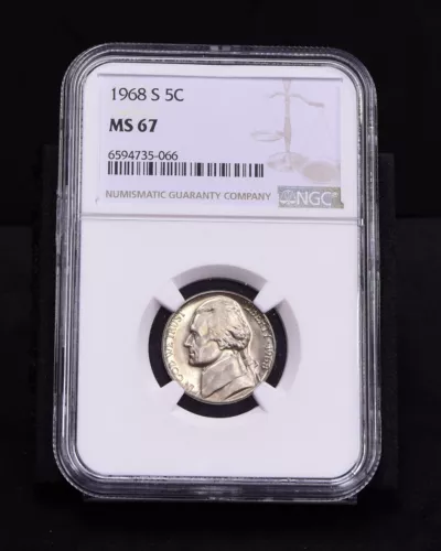 1968-S Jefferson Nickel - NGC MS67 (#48648)