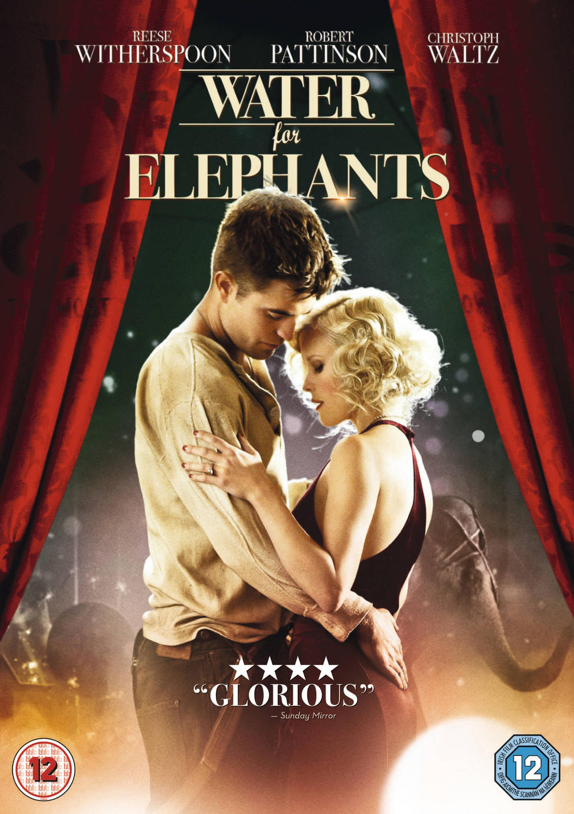 Water for Elephants (DVD) Tim Guinee Calvin Dean Dan Lauria Ashley Palmer