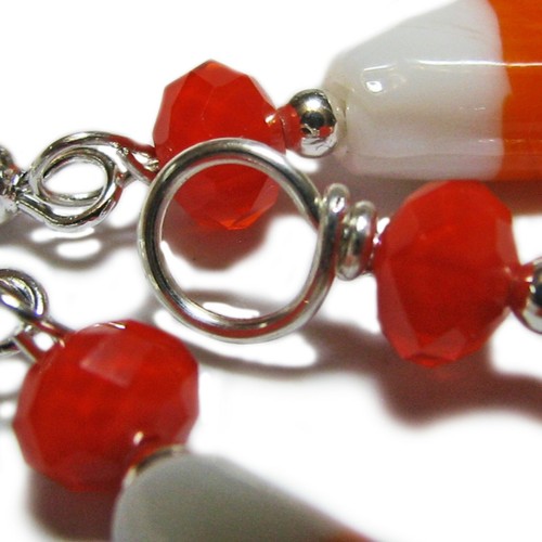 Adorables pendientes y colgante de maíz de caramelo con cuentas de vidrio de SoniaMcD - Imagen 14 de 23