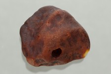 Large Genuine BALTIC AMBER Natural Hole Rough Nugget Stone Piece 17.3g 210303-4