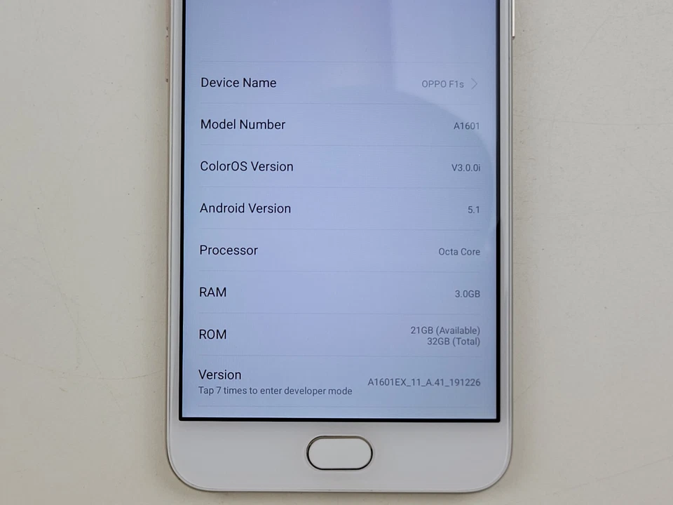 Smartphone oppo F1s (A1601) 32GB (GSM Desbloqueado) Doble SIM - PEQUEÑO PROBLEMA - H0056 Foto 3 de 4