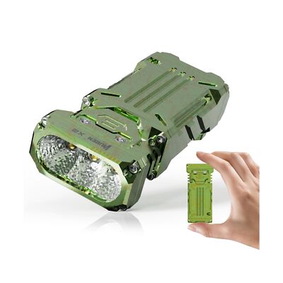 WUBEN X2 1,800 High Lumens Outdoor Pocket Flashlight 90+ High CRI, 175° Flo