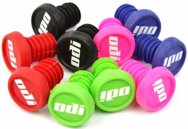 ODI PURPLE PUSH-IN STYLE BICYCLE GRIP BARENDS END PLUGS--1 PAIR