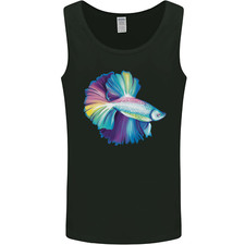 A Colourful Bettafish Aquarium Mens Vest Tank Top