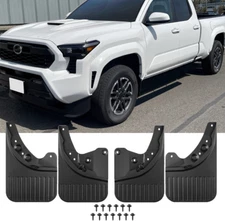 Mud Flaps Splash Guards Mudguard Fender Front Rear Fit For Toyota Tacoma 2024-25