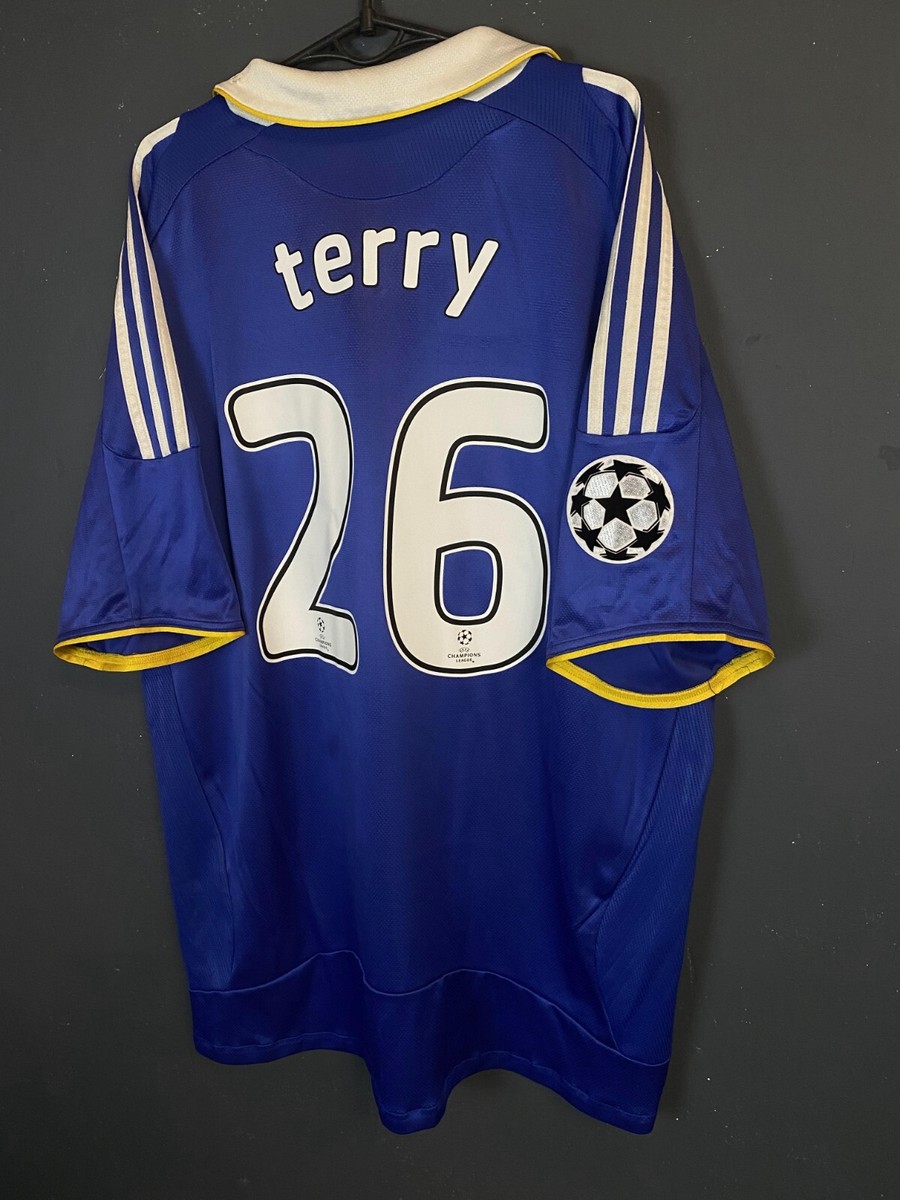 k*n様 【正規品】Chelsea FC Terry 26 ユニフォームシャツ UEFA JOHN TERRY MEN'S FC CHELSEA 2008/2009 SOCCER FOOTBALL SHIRT