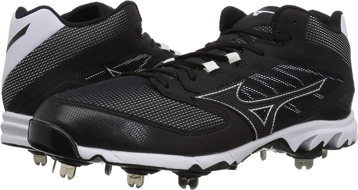 Mizuno 9-Spike Dominant 2 Mid Baseball Cleats, Men display picture 1