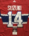 NICK SUZUKI SIGNED MONTREAL CANADIENS HOCKEY JERSEY JSA COA