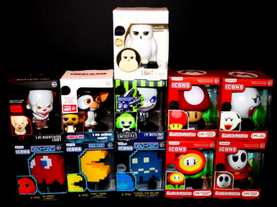 Paladone ICON Lights: 30+ Options Nintendo, Horror, Pac-Man, Super Mario & more