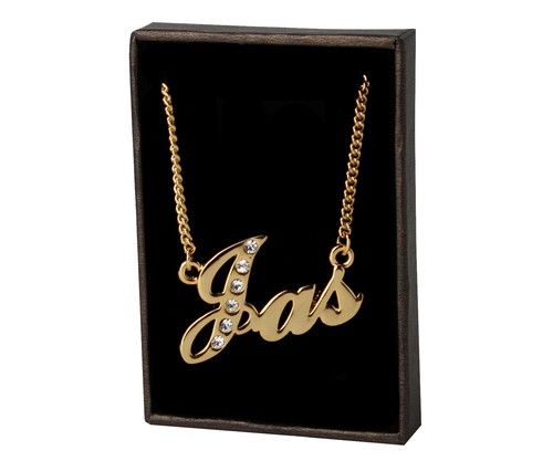 Name Necklace 18k Gold plated 