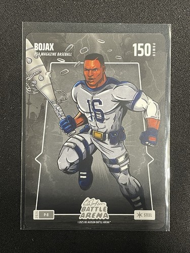 Bo Jackson 2025 Battle Arena BoJax PSA Magazine Baseball Promo #P-8 Steel 150