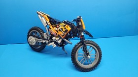 LEGO Technic 42007 Moto Cross Bike &ndash; Complete Display Model &ndash; Free Shipping