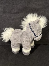 Aurora Breyer 2019 Gray White Plush Horse Stuffed Animal Soft Collectible EUC