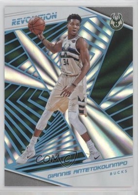 2018-19 Panini Revolution Sunburst 70/75 Giannis Antetokounmpo #41 13px