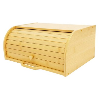 Brotkasten aus Bambus - Elegante Brotkästen zur Küchenaufbewahrung, Eckbrotkasten