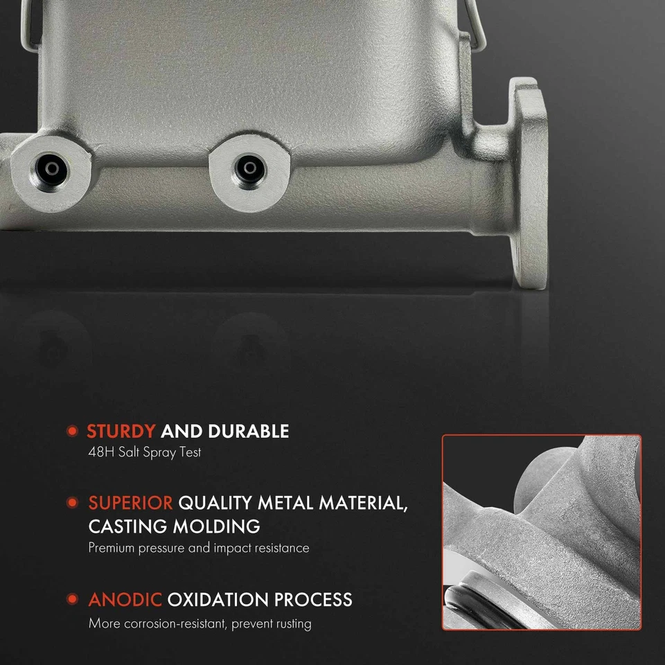 Cilindro maestro de freno con depósito para Chrysler Town & Country 1974 1975-1977 Foto 2 de 4