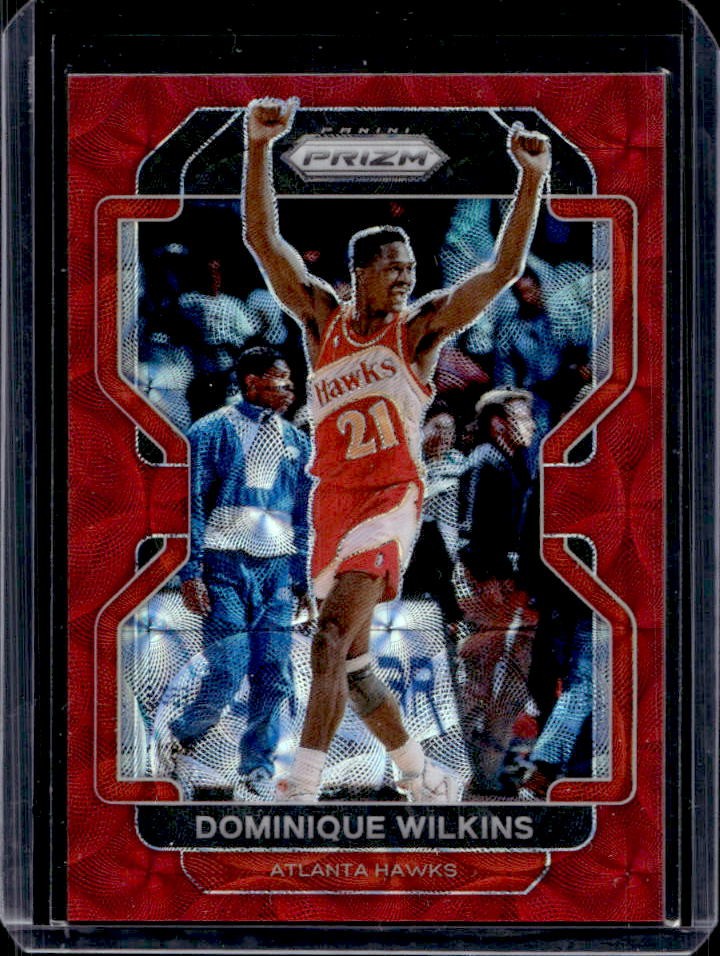 2021-22 Panini Prizm Dominique Wilkins Choice Red #50/88 Hawks