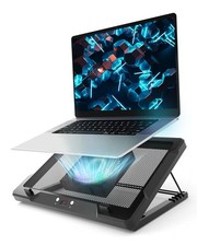 Laptop Cooling Pad, Laptop Cooler Stand with 5.5" Movable Fan Easy to Clean, ...