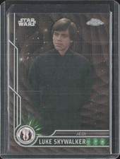 2023 Topps Star Wars Chrome BLACK WAVE REFRACTOR 87 LUKE SKYWALKER