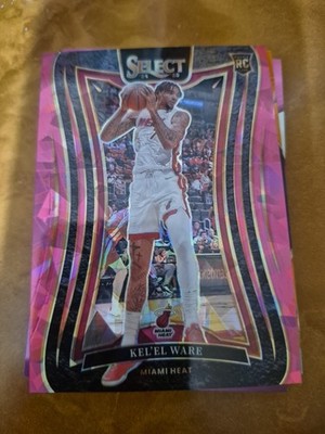 2024-25 Panini Select Mezzanine Level Pink Cracked Ice #'d 99/99 Kel'El Ware RC 