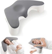 Side Sleeper Pillow with Arm Hole, Upgraded Shoulder Relief System for Neck Pain
