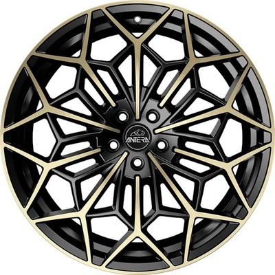 Alufelgen ANTERA A105 21'' 8.5J 5x110 ET 30 65.1 PIANO BLACK CHAMPAGNE