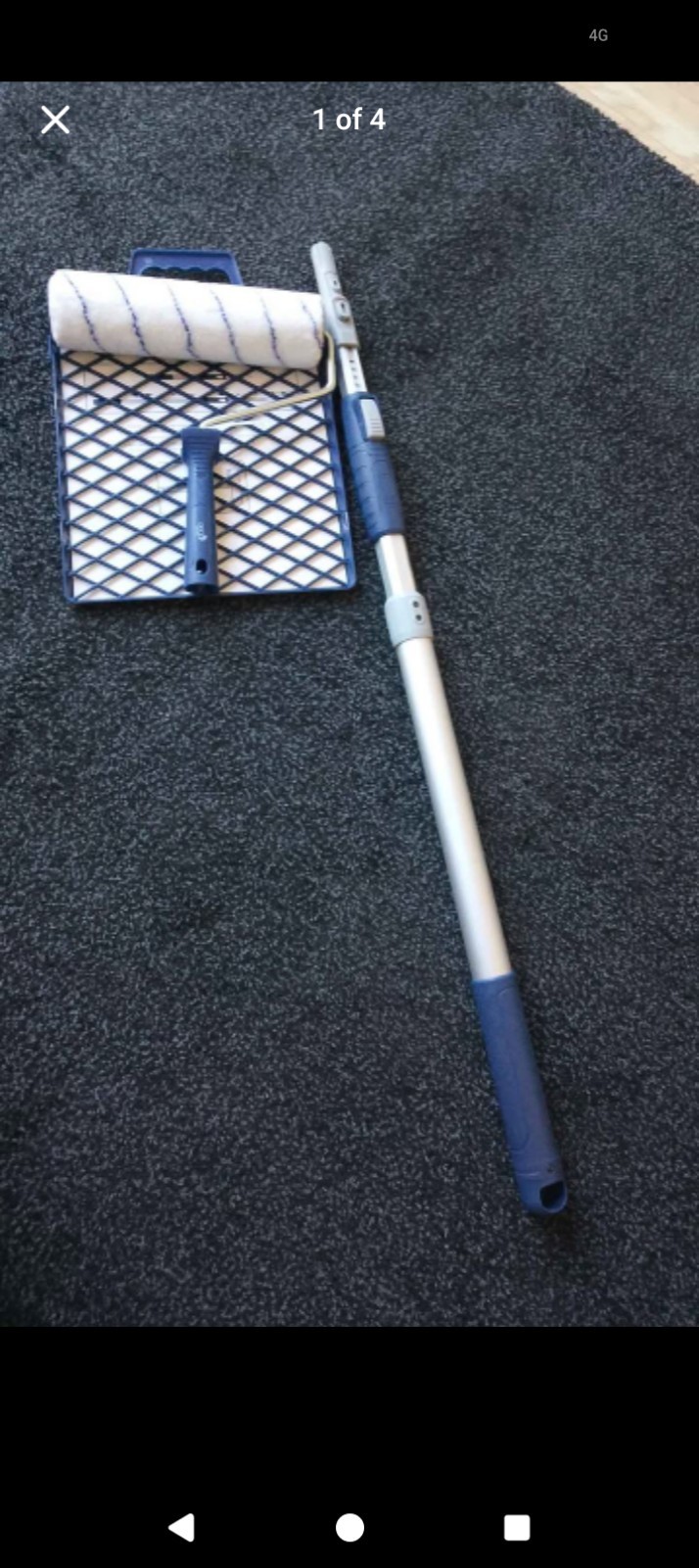 Extendable Paint Roller Extention Pole