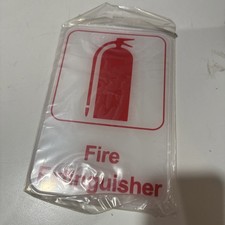 Symbol Premium Sign - Fire Extinguisher NEW 6"x9"