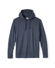 FAHERTY Men's Slub Cotton Hoodie Blue Nights Soft Comfort S NEW 