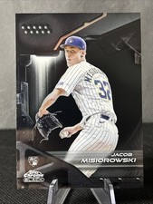 Jacob Misiorowski 2026 Topps Chrome Black #21 Rookie Brewers