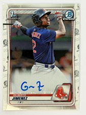 GILBERTO JIMENEZ 2020 Bowman Chrome #CPA-GJ 1st Bowman Prospect AUTO