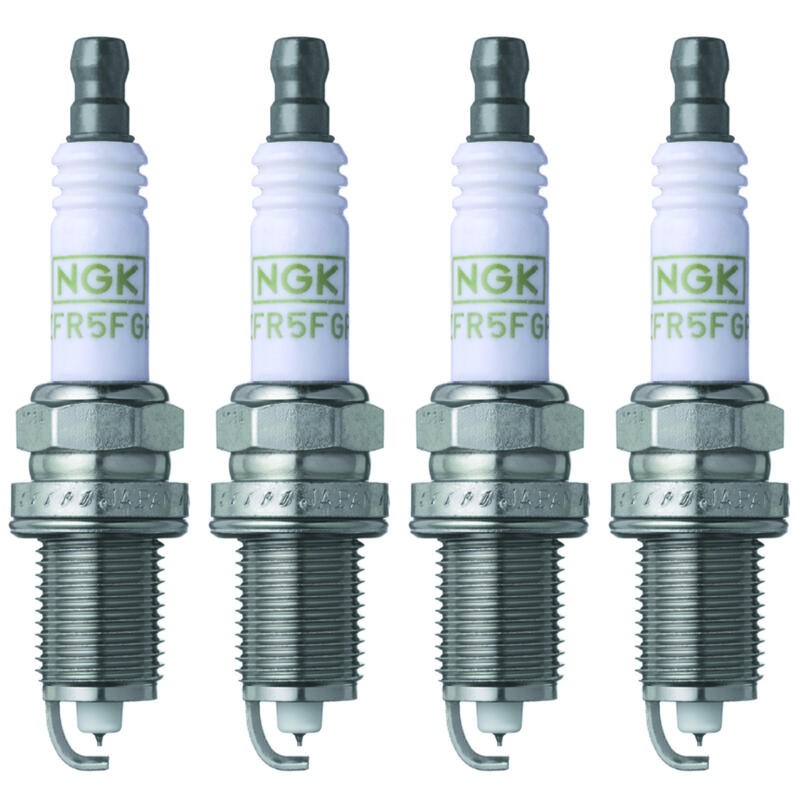 NGK Spark Plug 7131 4-PACK BPR6ES 14mm Copper Core Nickel, Flat Seat, HR 6