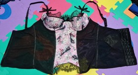 Brand New With Tags Ann Summers Sexy Corset With Lace And See Through Side &Back